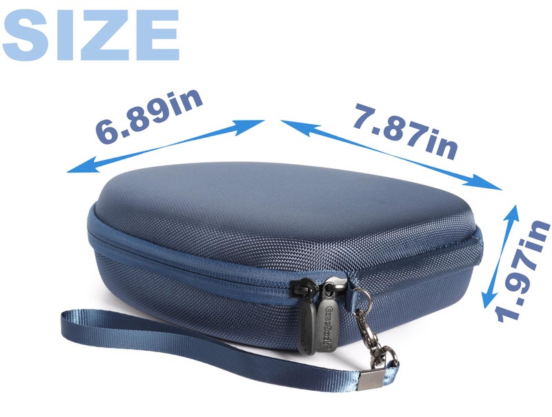 CaseSack Case for Bose QuietComfort Bluetooth Headphones with Microphone, QuietComfort 45, 35, 35 II, Replacement case only (Blue) - Image 5