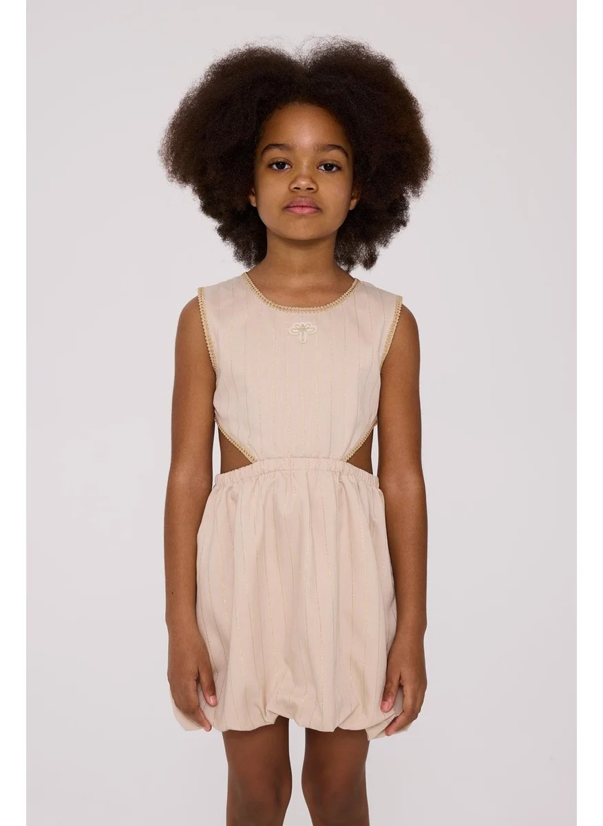 تايس Girls Beige Dress