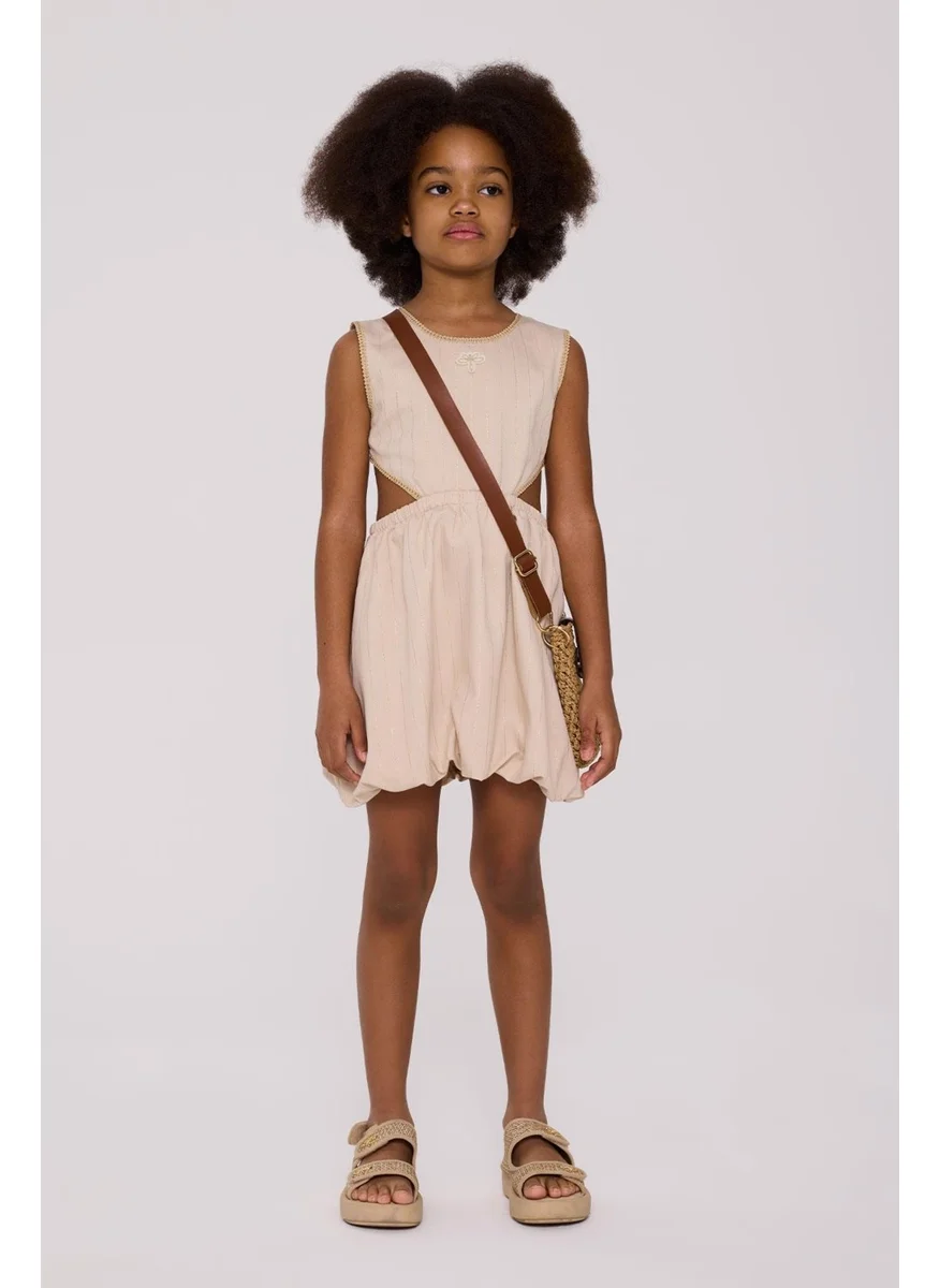 تايس Girls Beige Dress