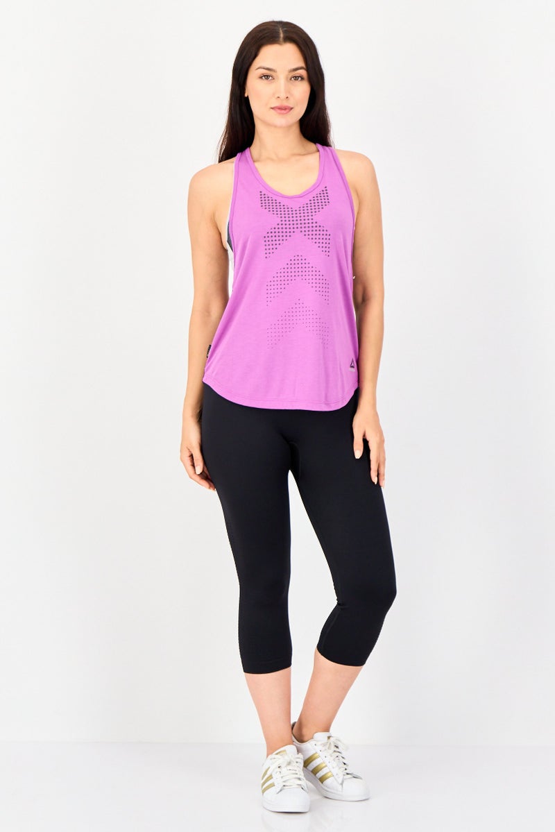 Reebok تي شيرت تدريب بلا أكمام للنساء، متعدد الألوان - Image 4