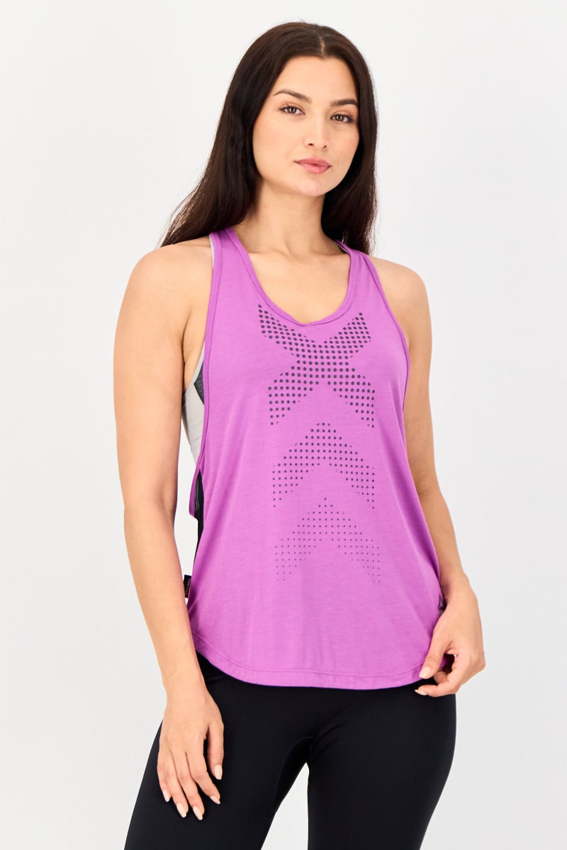 Reebok تي شيرت تدريب بلا أكمام للنساء، متعدد الألوان - Image 1