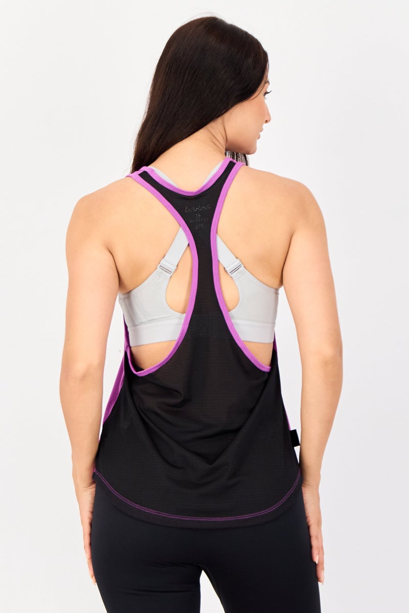 Reebok تي شيرت تدريب بلا أكمام للنساء، متعدد الألوان - Image 3