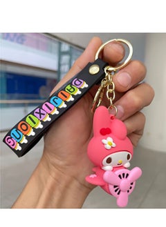 Melody Sanrio Melody silicone keychain bag pendant decorative accessories  - Image 2