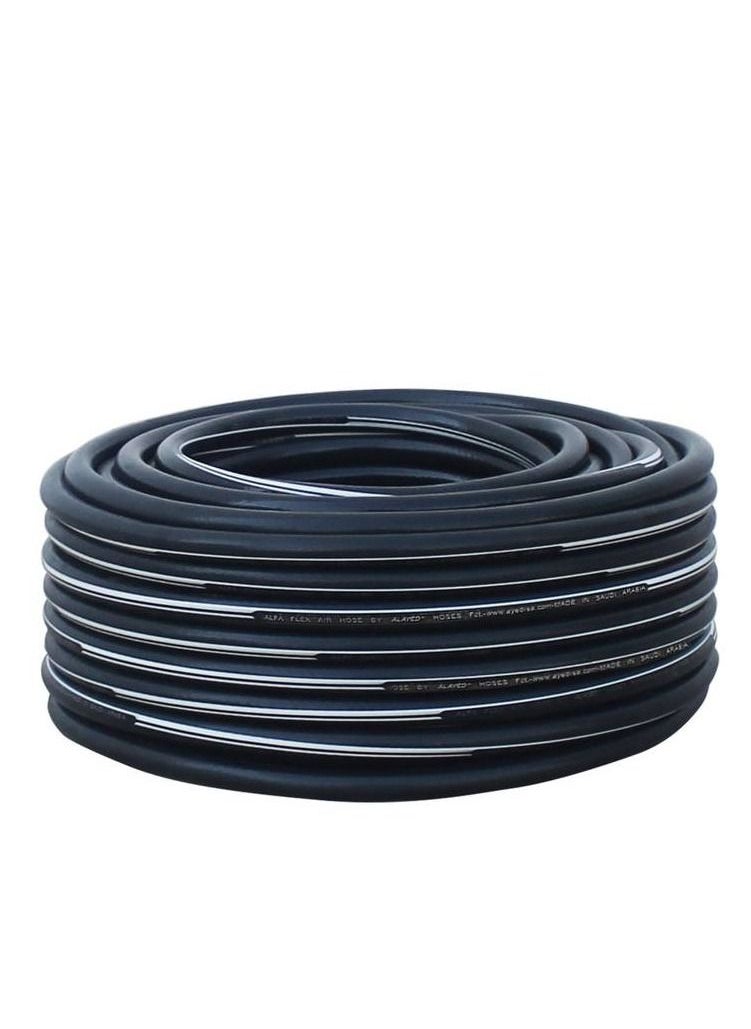 Generic - Air and gas hoses made of PVC granules and reinforced with high-density and durable threads. They are used for transporting air, gas, and construction and industrial purposes. Size: 8 mm, length: 40 m - Image 1