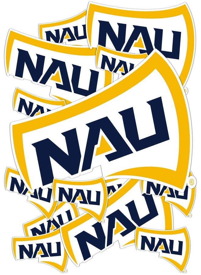 Desert Cactus Northern Arizona University Sticker Northern Arizona Lumberjacks Vinyl Decal Laptop Water Bottle Car Scrapbook Sheet (Type 3-1) - Image 1