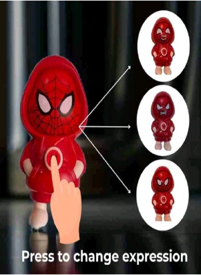 Spider-Man Spiderman Keychain with Changing Facial Expressions  - Image 1