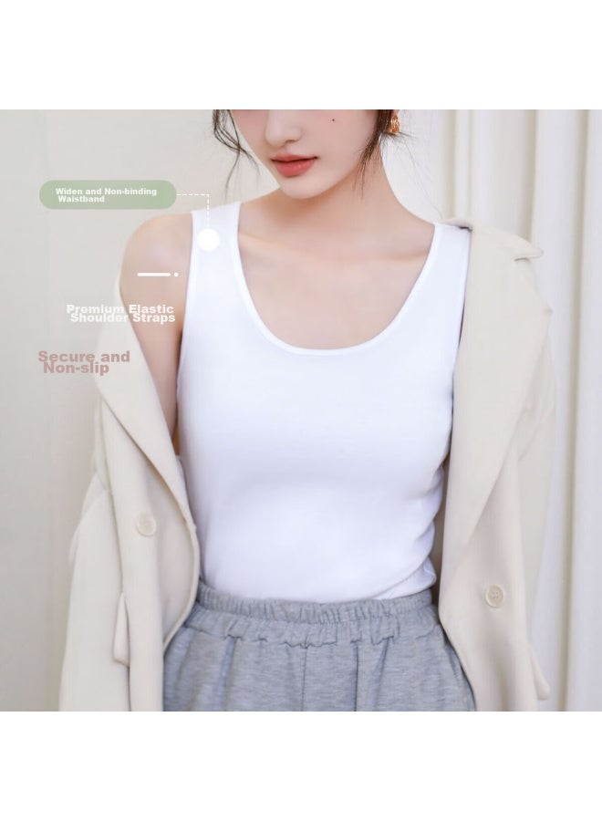 Your Sun Yiershuang Women's Camisole Tank Top, Summer Sleeveless Undershirt, Loose-fitting Inner Layer, Two-piece Set - Image 2