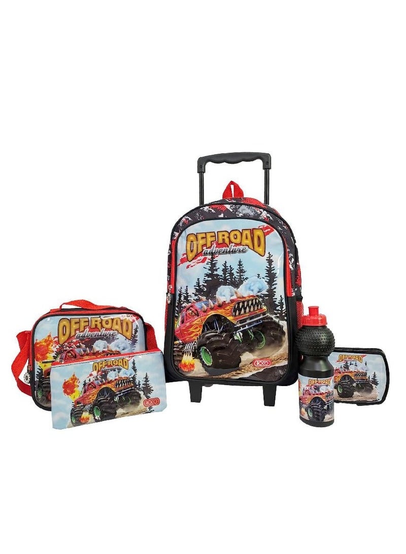 روكو آف روڈ 5-ان-1 ویلیو سیٹ ٹرالی بیگ کے ساتھ لوازمات