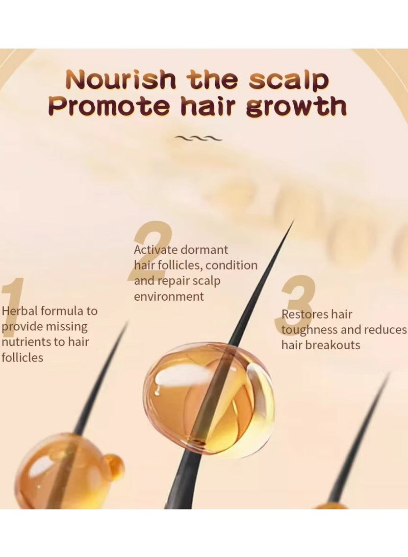 Carthaea 350ml Castor Oil Hair Growth Shampoo for Dry and Damaged Hair Growth and Increase Thickness Anti Hair Loss Shampoo Strengthens Hydrates Prevent Breakage of Hair Castor Oil Shampoo - Image 5