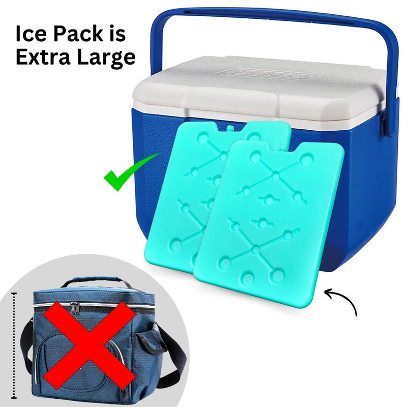GURIN Reusable Ice Packs for Lunch Box/Coolers, Bag, or Backpack Coolers - Cold Up to 8-12 Hours Long Lasting for Camping Picnic, Outdoor Activities, Food Delivery - Image 3