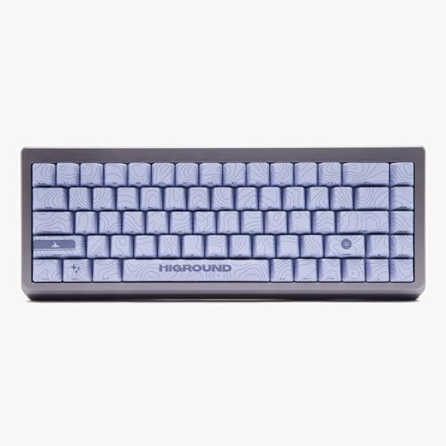 Higround Summit 2.0 Slate 65% Mechanical USB Wired Gaming Keyboard, Dreamland Linear Switches, Programable RGB, Hot-Swappable, Deep Thock Creamy Sounding PC Keyboard - Image 1