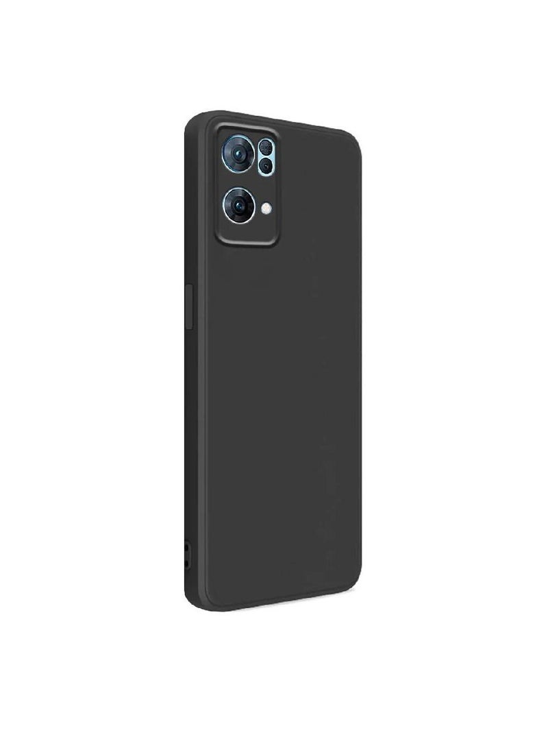 vesus Protective Soft Silicone Bumper Case Cover For Oppo Reno7 Pro 5G Black - Image 2