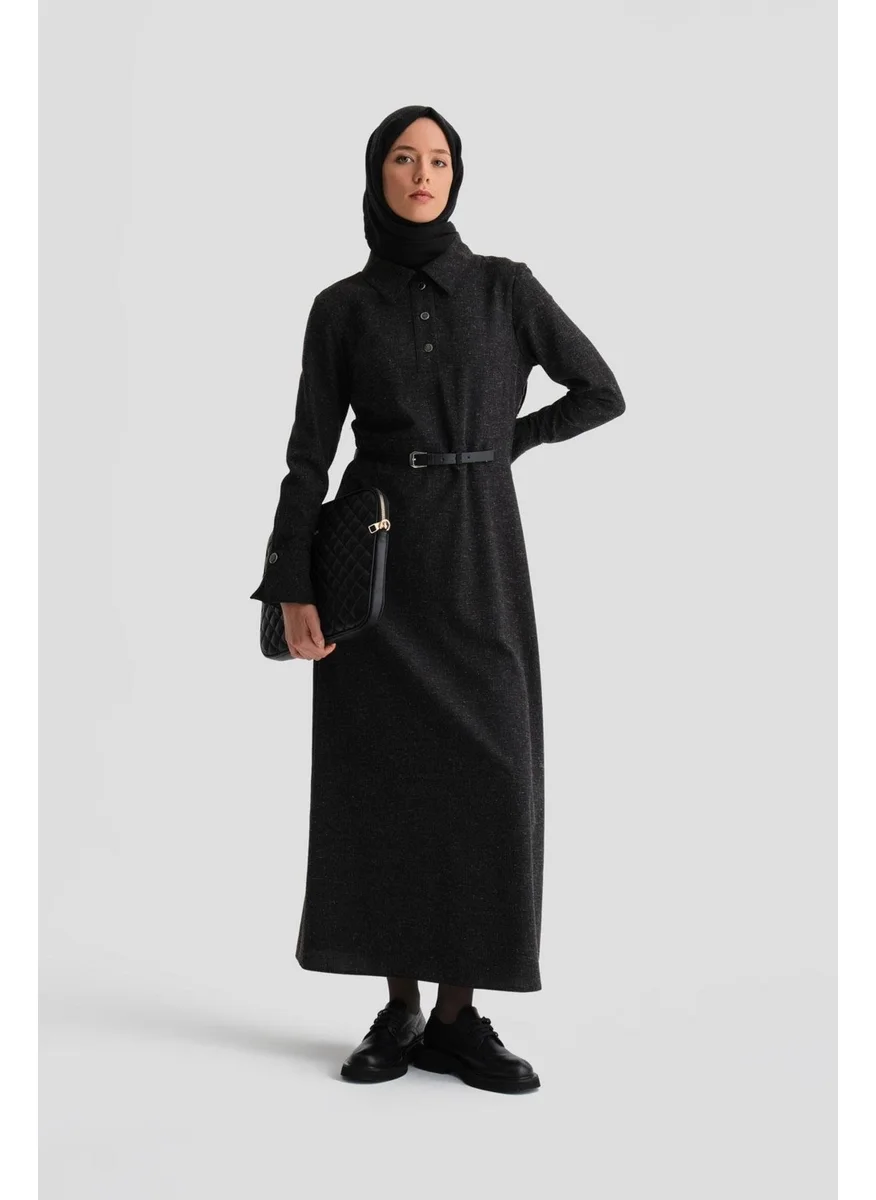 ARMINE Waist Accessory Dress 24K9906 Anthracite