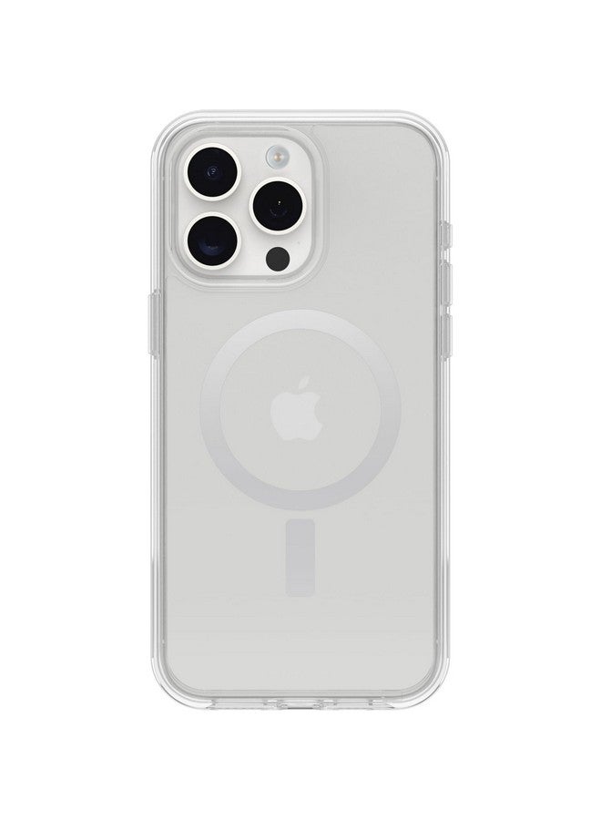 Otterbox OtterBox iPhone 15 Pro MAX (Only) Symmetry Series Clear Case (Clear), Snaps to MagSafe, Ultra-Sleek, Raised Edges Protect Camera & Screen  - Image 1