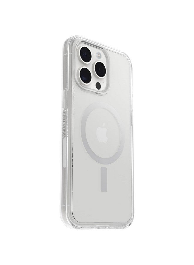 Otterbox OtterBox iPhone 15 Pro MAX (Only) Symmetry Series Clear Case (Clear), Snaps to MagSafe, Ultra-Sleek, Raised Edges Protect Camera & Screen  - Image 4