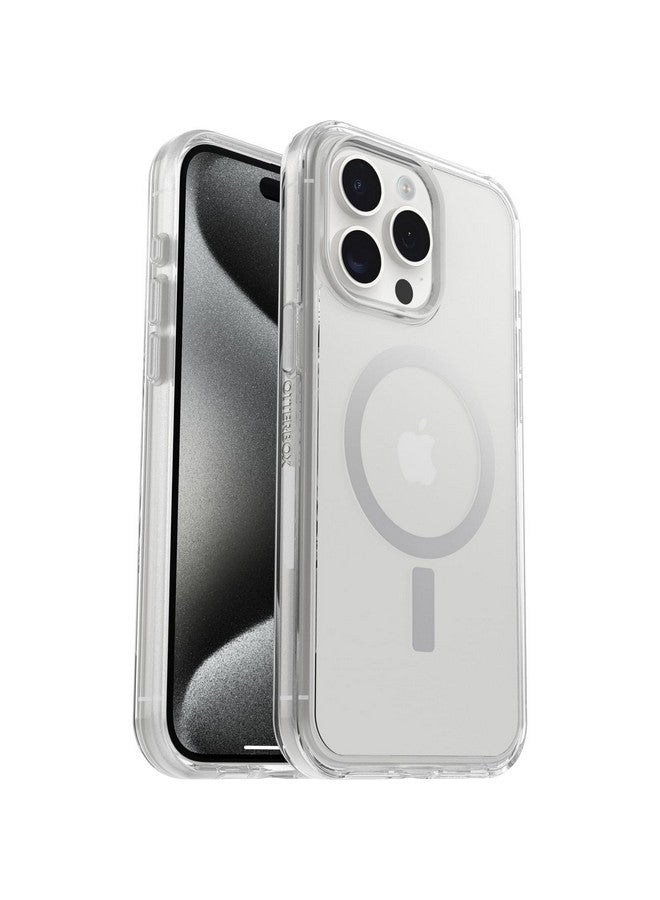 Otterbox OtterBox iPhone 15 Pro MAX (Only) Symmetry Series Clear Case (Clear), Snaps to MagSafe, Ultra-Sleek, Raised Edges Protect Camera & Screen  - Image 5