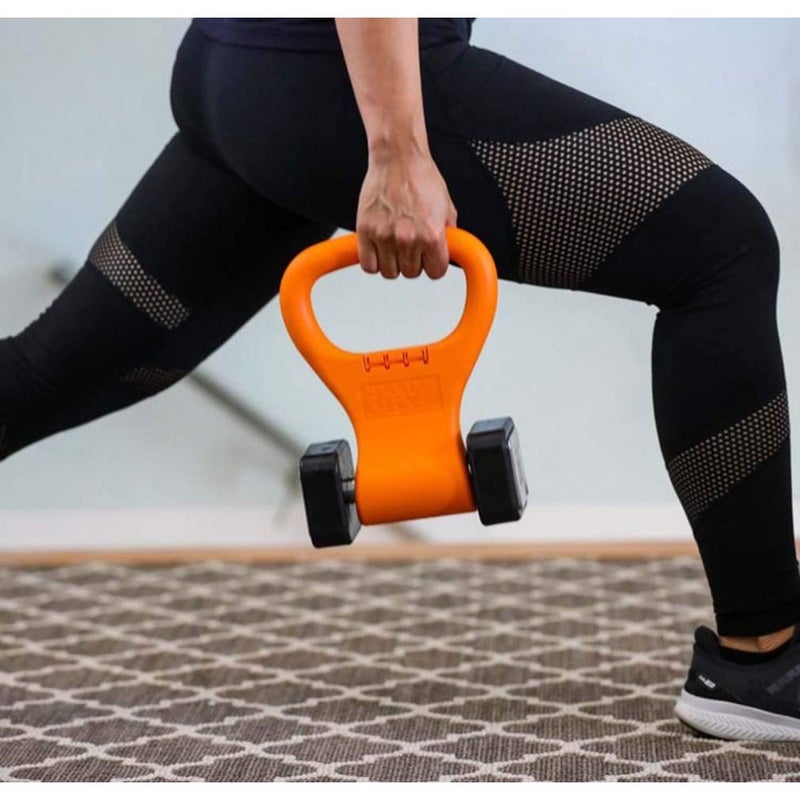 Kettlebell Weight Grip, Portable Kettlebell Adjustable Weight Grip Travel Workout Equipment Gear for Gym Bag, Weightlifting, Bodybuilding, Lose Weight Clamps To Dumbells - Image 3