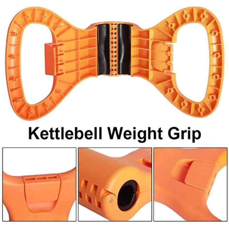 Kettlebell Weight Grip, Portable Kettlebell Adjustable Weight Grip Travel Workout Equipment Gear for Gym Bag, Weightlifting, Bodybuilding, Lose Weight Clamps To Dumbells - Image 5
