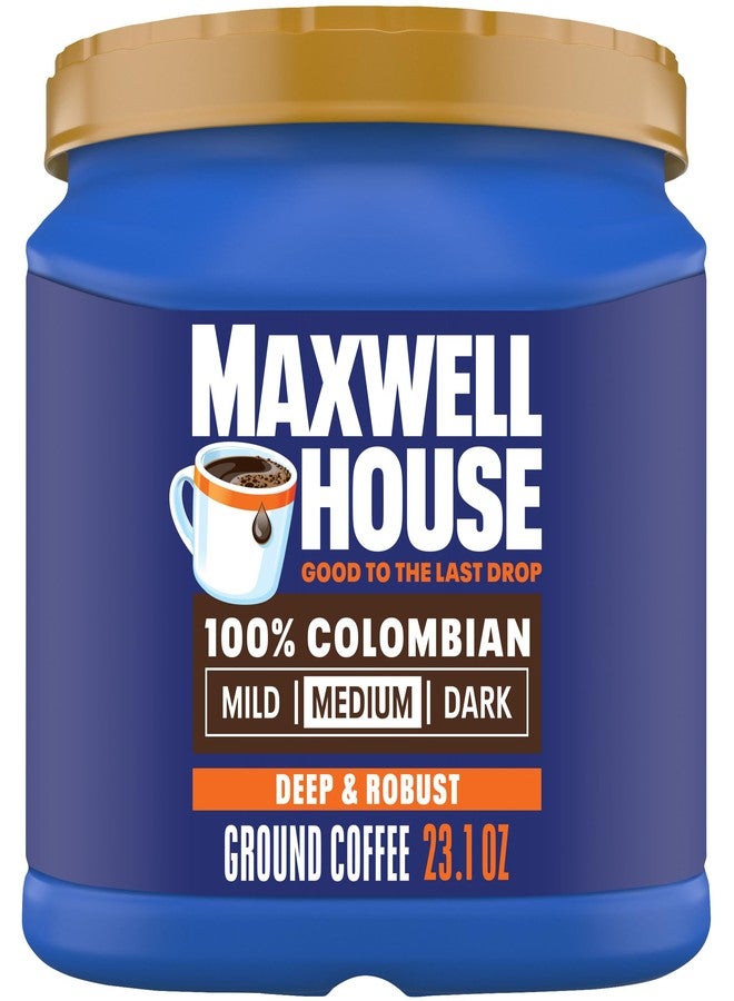 Maxwell House 23.1oz Ground Coffee Medium 100% Colombian Roast - Image 1