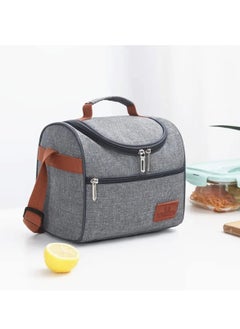 Arabest Lunch Bag Lunch Box Bag Cooler Shoulder Thermal Tote Bag for Adult & Kids Insulated Lunch Box For Work, School, Picnic  - Image 5