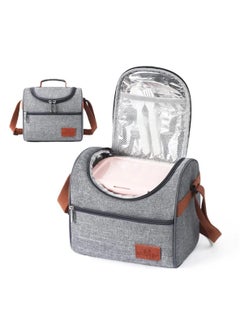 Arabest Lunch Bag Lunch Box Bag Cooler Shoulder Thermal Tote Bag for Adult & Kids Insulated Lunch Box For Work, School, Picnic  - Image 2