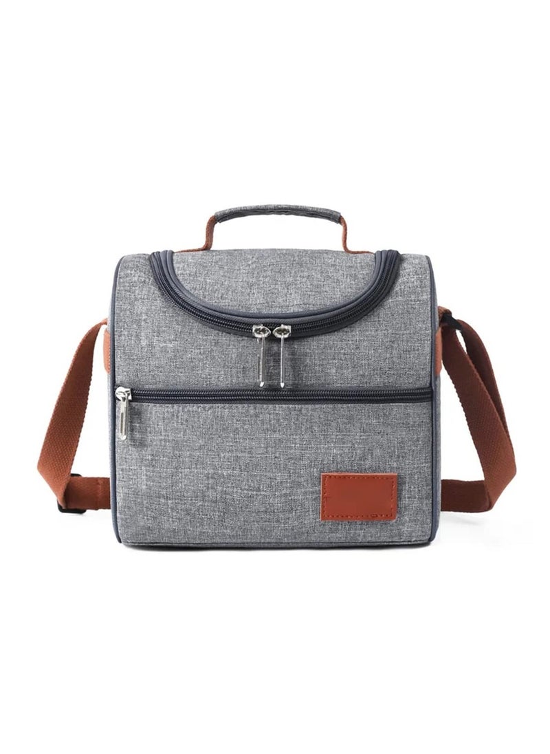 Arabest Lunch Bag Lunch Box Bag Cooler Shoulder Thermal Tote Bag for Adult & Kids Insulated Lunch Box For Work, School, Picnic  - Image 1