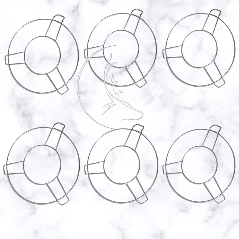 THE COOK HOUSE THE COOK HOUSE - Stainless Steel Round Table Ring, Hot Pot Stand, Hot Pan/Vessel Holder for Dining Table, Cooker/Steamer/Matka Stand, Kitchen Rack (6)  - Image 1