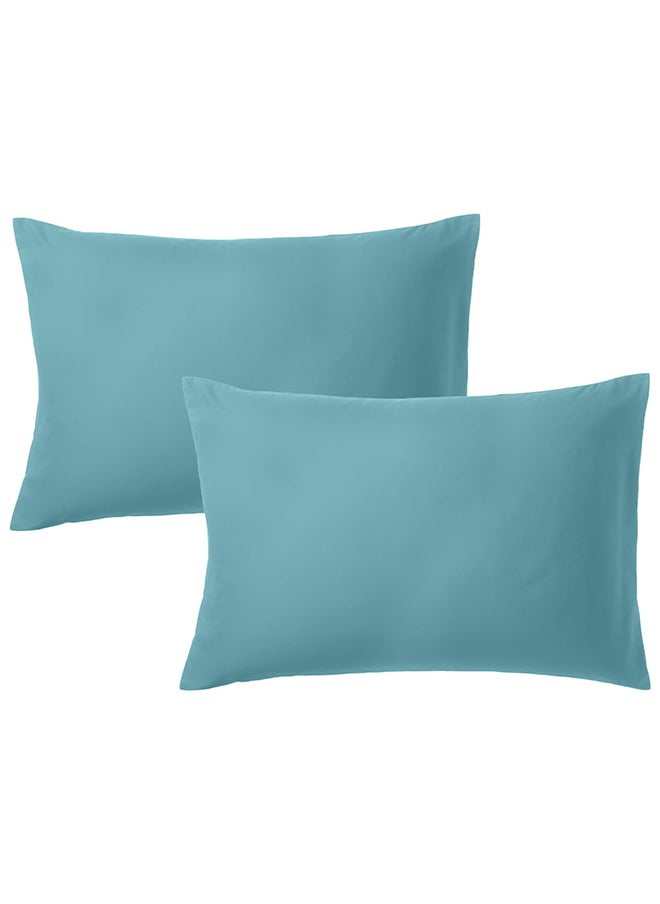 Infinitee Xclusives Premium Blue Queen Pillow Cases - 2 Piece Set Pillow Cover - Soft Brushed Microfiber Fabric - Pillow Cases Standard Size (20x30 Inches) by Infinitee Xclusives  - Image 1