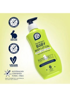 MAMAGANICS Baby Daily Moisturizing Lotion Ph 5.5 For Baby'S Sensitive Soft Skin With Avacado And Oatmeal Hypoallergenic Vegan Friendly (Lotion 240Ml)  - Image 5