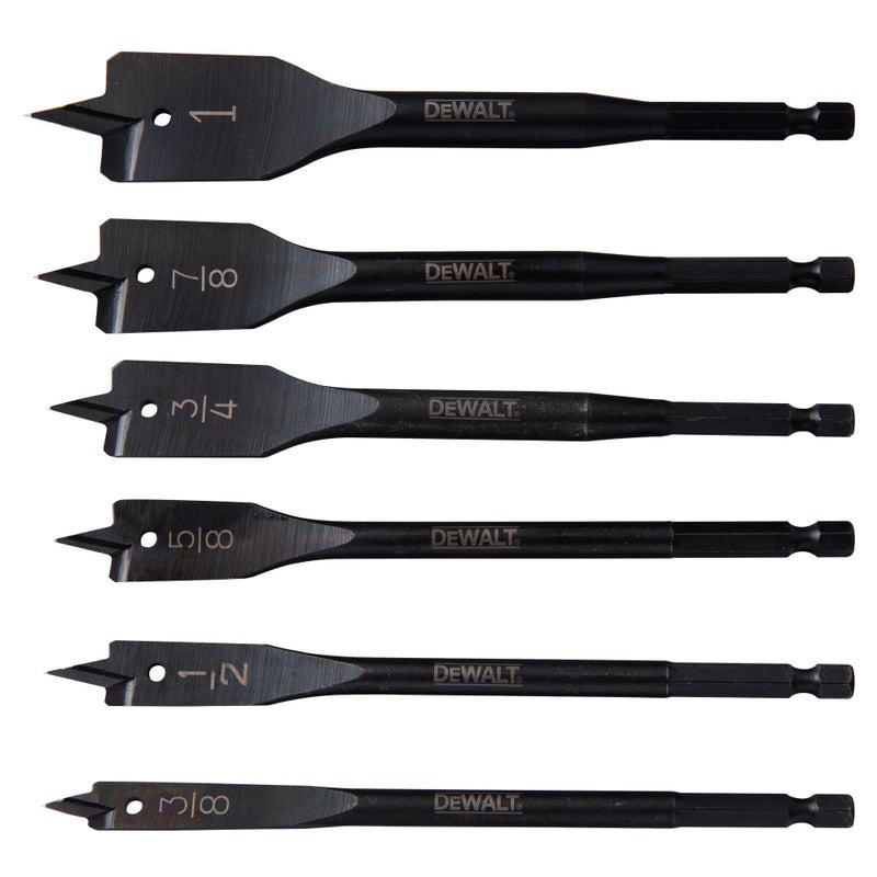 DEWALT DEWALT Drill Bit, Spade, 6-Piece (DW1587)  - Image 1