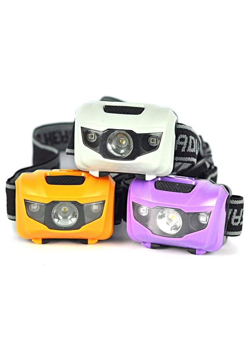 DIY Crafts DIY Crafts CTDIYHI50340 Head Lamp AAA Linternas3 x LED Flashlight3 Watt Mini Headlight Torch for DIY Works Emergency Lights  - Image 3