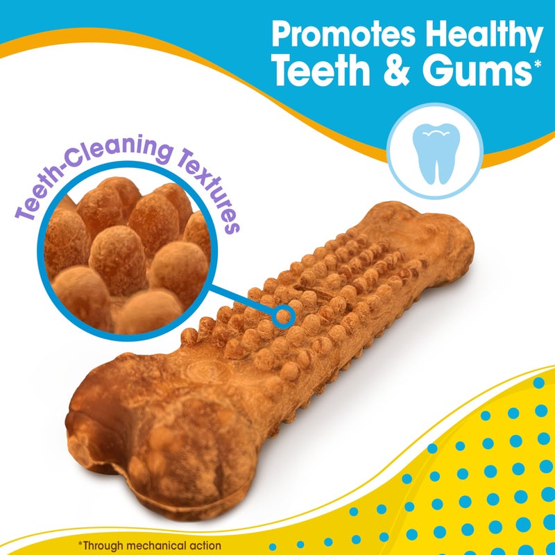 Nylabone Nubz Natural Dog Chew Treats for Puppies, Long Lasting Dog Bones Made in USA, Puppy Training Treats, Turkey & Sweet Potato Flavor, for Puppies Up to 25 lbs. (8 Count) - Image 4