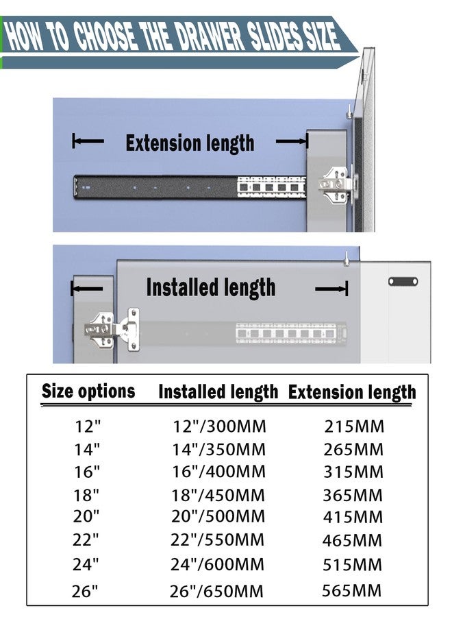 Dolenor 18" Cabinet Pocket Door Slide Hinge Kit 2PCS for Inset Application, Pivot Pocket Door Slides for Cabinet wiht Hinges, Pivot Sliding Door Runners Hardware System for Cabinet Doors - Image 4