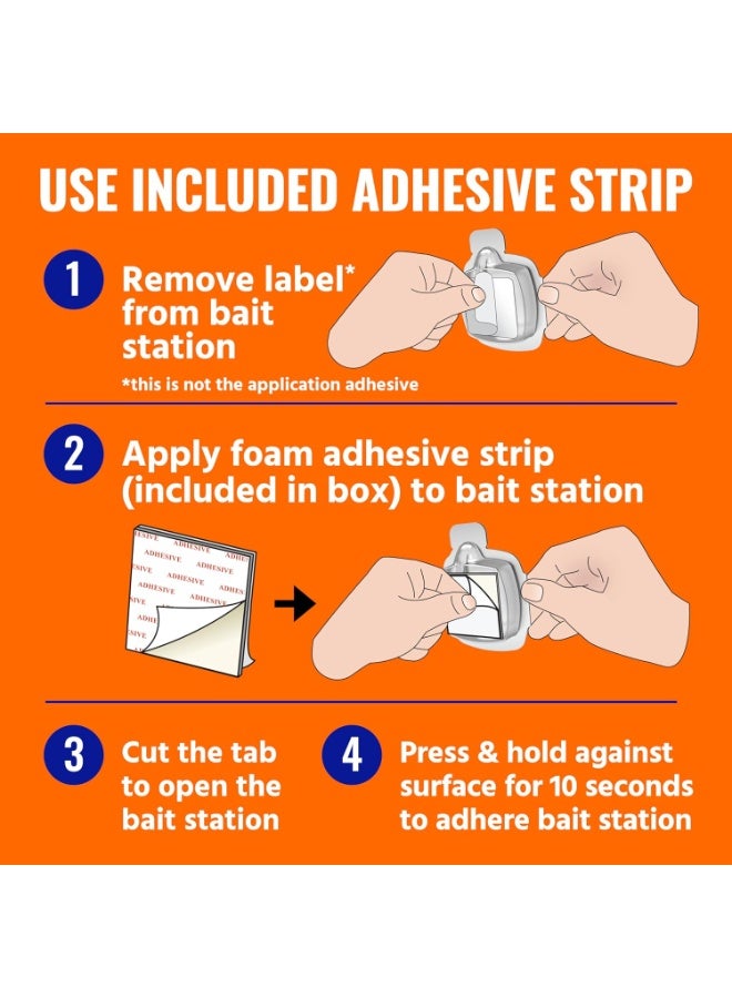 Terro T334 4 5 Pack Multi-Surface Liquid Ant 20 Discreet Bait Stations,White - Image 2