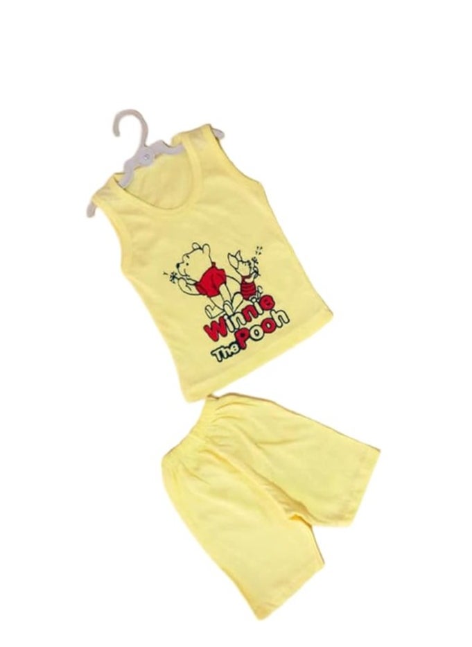 Generic 2 Piece Toddler Baby Set - Multicolor Summer Cotton Clothes for Kids - Unique Print and Soft Material for Your Baby  - Image 1