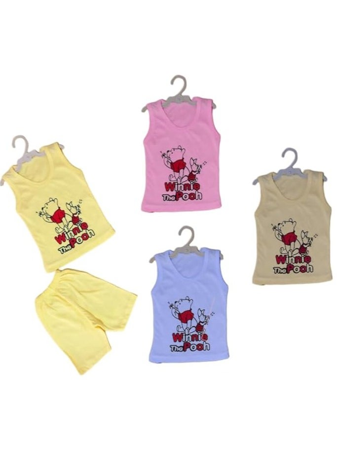 Generic 2 Piece Toddler Baby Set - Multicolor Summer Cotton Clothes for Kids - Unique Print and Soft Material for Your Baby  - Image 2