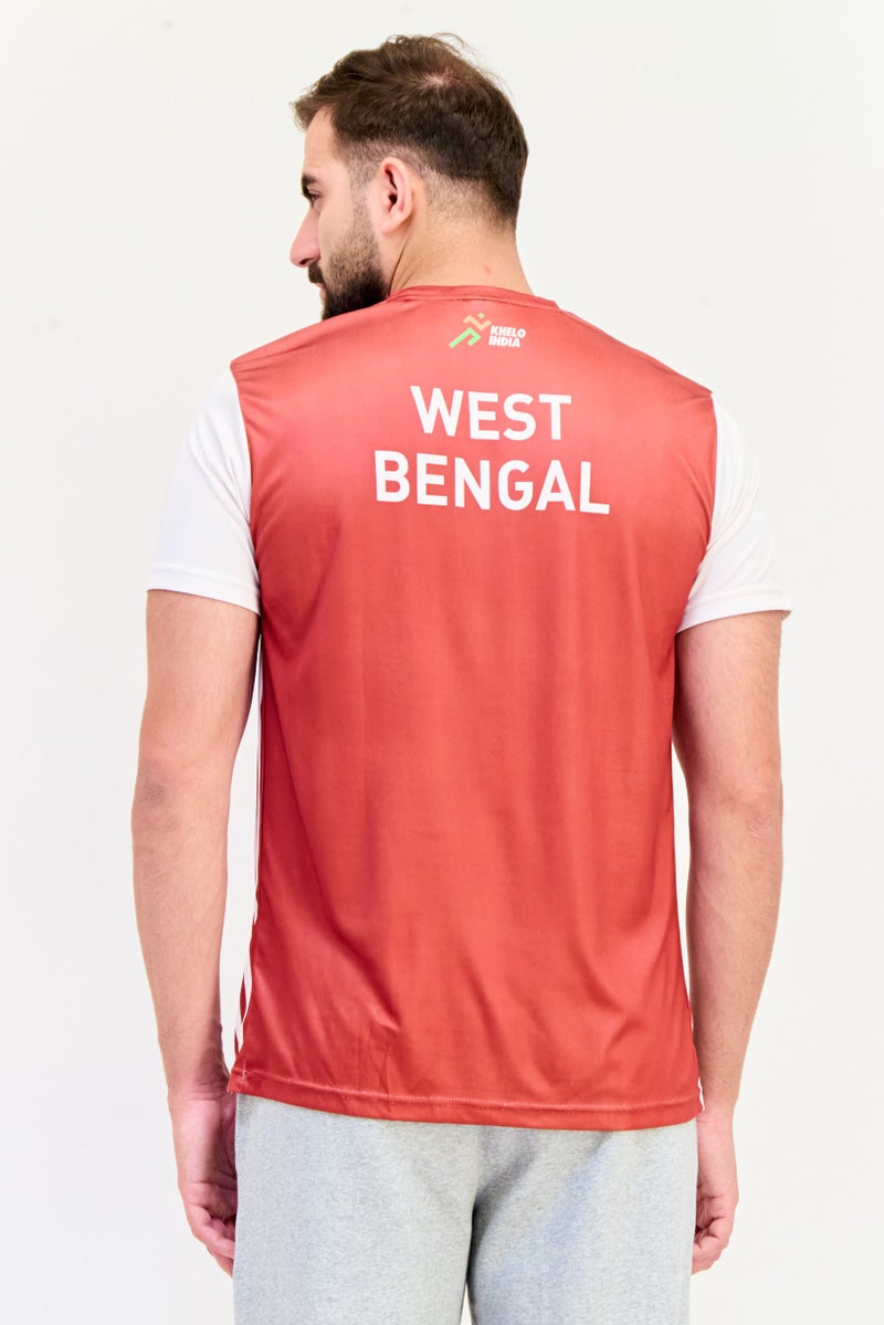 Adidas Men Sportswear Fit Short Sleeves Hockey Jersey, Black - Image 2