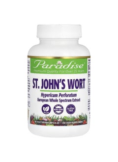 Paradise Herbs Paradise Herbs, St. John's Wort, 300 mg, 90 Vegetarian Capsules  - Image 1
