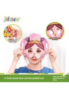 Generic Jollybaby Mask Book Changeable Baby Children's Toys Hole Cloth Book Parent-child Interactive Early Education Educational Toys-Color:Mask Book-Peking Opera Heroine  - Image 5