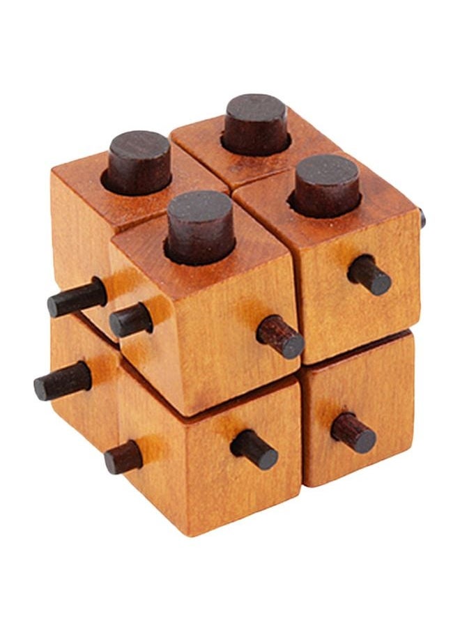 NIBEMINENT Wooden Kong Ming Luban Lock Stacking Block ABC015  - Image 1