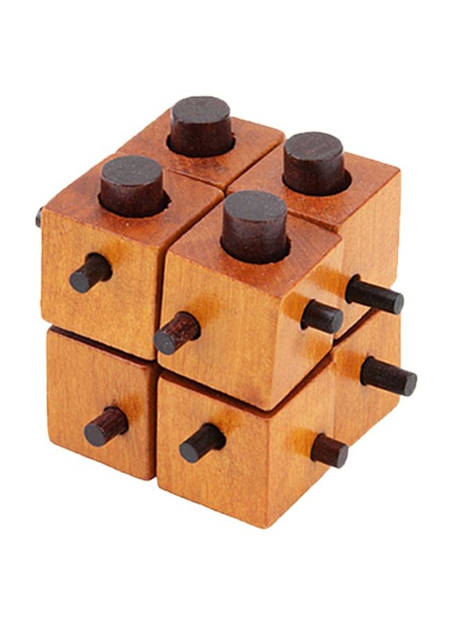 NIBEMINENT Wooden Kong Ming Luban Lock Stacking Block ABC015  - Image 2