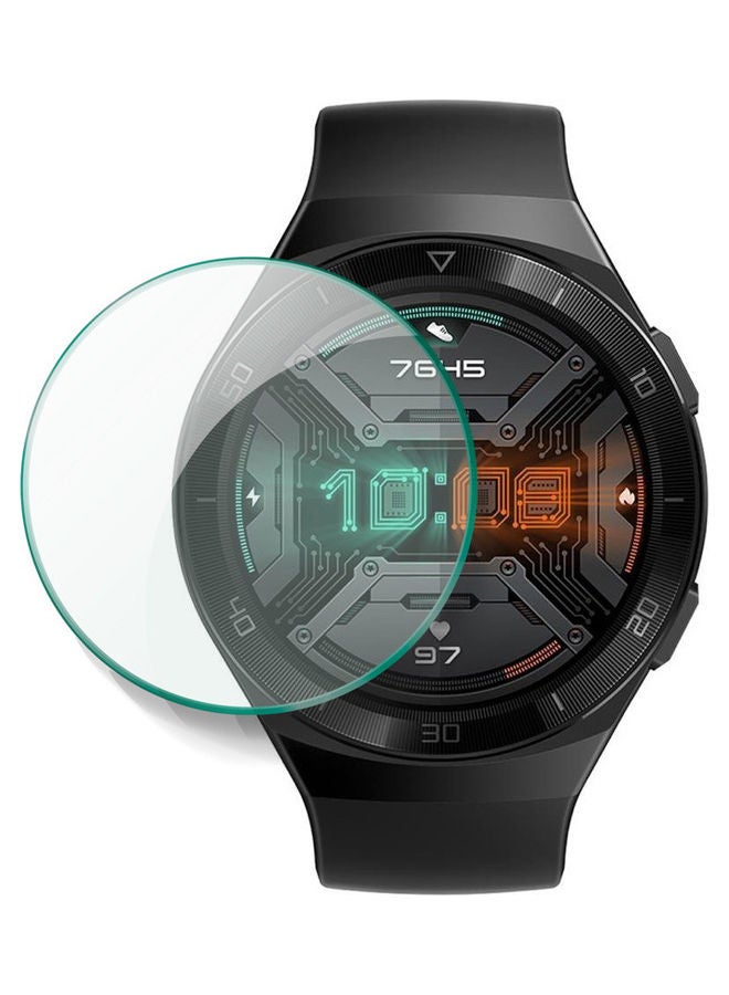 Perfii Tempered Glass Screen Protector For Huawei GT 2e Sport Watch 46 mm Clear - Image 1