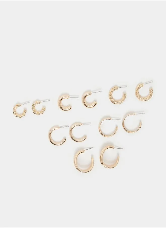 ستايلي Set of 6 - Hoop Earrings