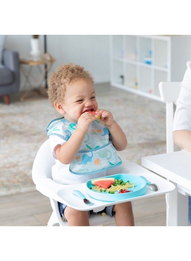 BUMKiNs Toddler And Baby Suction Plates Silicone Grip Dish For Babies And Kids Baby Led Weaning Baby Feeding Supplies Platinum Silicone For Babies 6 Months - Image 4