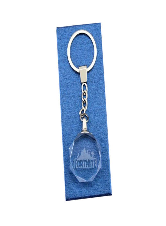 NIBEMINENT Fortnite Game Octagon Crystalalloy Key Chain