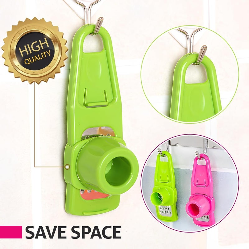 Manual Press Garlic Chomper Small Garlic Grinder Slicer Garlic Masher  color  2PC - Image 3