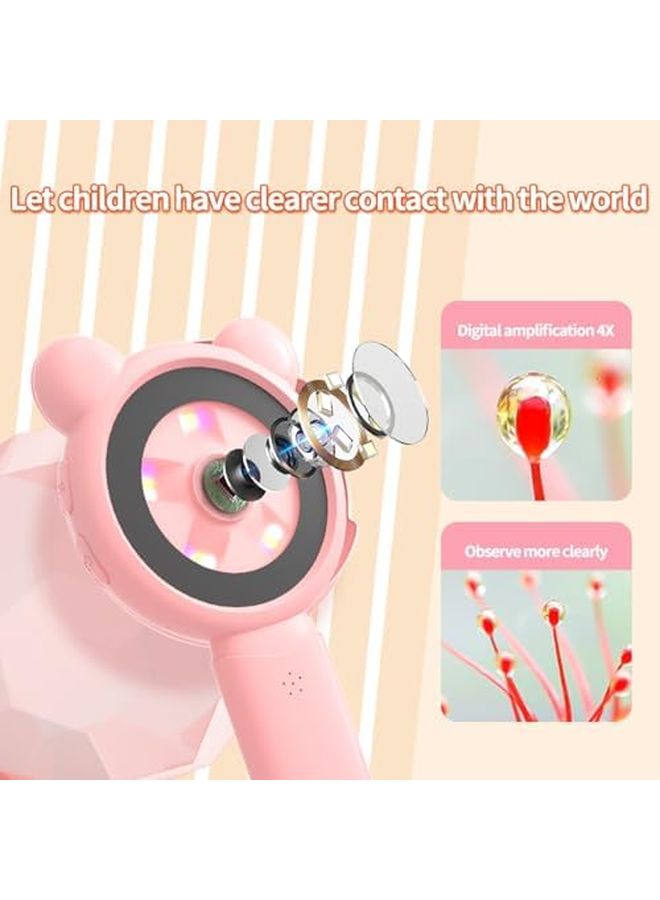 Kids Digital Microscope 2 8 Inch Screen Handheld 500X Zoom LED Lights Camera - Image 4