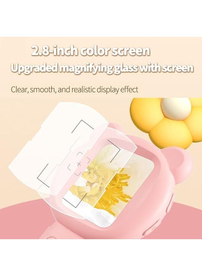 Kids Digital Microscope 2 8 Inch Screen Handheld 500X Zoom LED Lights Camera - Image 5