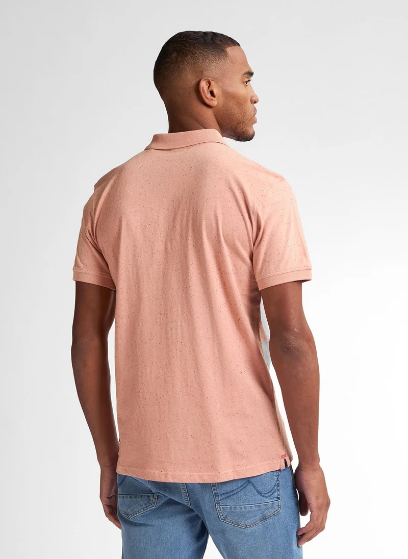 بترول اندستريز بولو رجالي قصير الأكمام