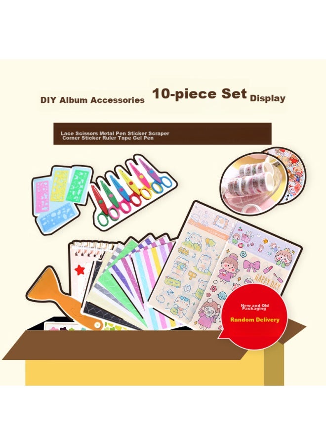 NCL Zhonglin Children's Growth Photo Al/ Baby Cartoon Diy Self-made Writing Laminated Adhesive Al/ Self-adhesive Photo Collection, Sunshine Zoo, Fle-6 - Image 2